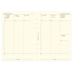 Filofax Refill Ugeplan Vertikal A5 2024 Filofax Staxenshop Dk