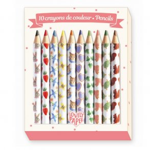 Djeco Lovely Paper Mini Farveblyanter