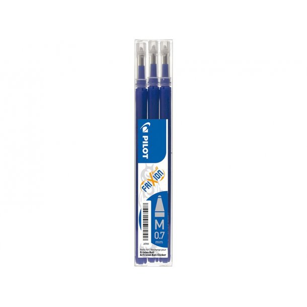 Pilot Frixion Clicker Refill 0,7 Bl 3 stk.