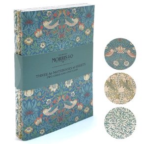 William Morris Noteshfter A6 3 stk. - Mrk
