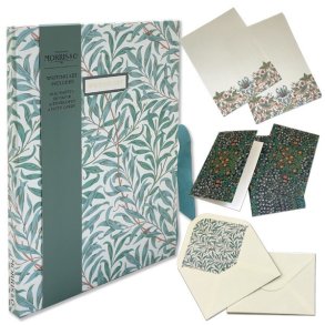 William Morris Brevpapir St Lysegrn