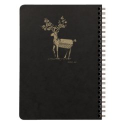 Clairefontaine Flying Spirit A5 Notesbog Spiralindbundet Sort