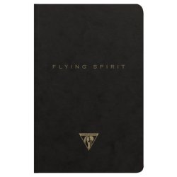 Clairefontaine Flying Spirit A6 Notesbog Syet Sort