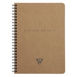 Clairefontaine Flying Spirit A5 Notesbog Spiralindbundet Natur