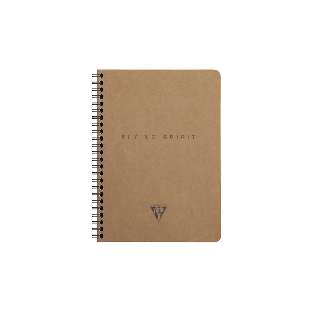 Clairefontaine Flying Spirit A5 Notesbog Spiralindbundet Natur