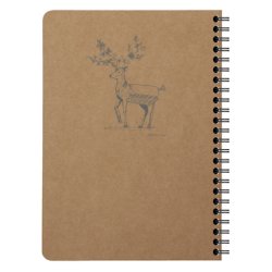 Clairefontaine Flying Spirit A5 Notesbog Spiralindbundet Natur