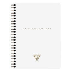 Clairefontaine Flying Spirit A5 Notesbog Spiralindbundet Hvid