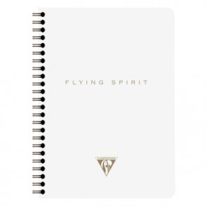 Clairefontaine Flying Spirit A5 Notesbog Spiralindbundet Hvid