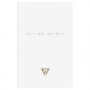 Clairefontaine Flying Spirit A5 Notesbog Syet Hvid