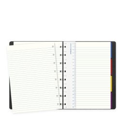 Filofax Notebook A5 Saffiano Black