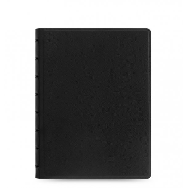 Filofax Notebook A5 Saffiano Black