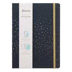 Filofax Notebook A5 Confetti Charcoal