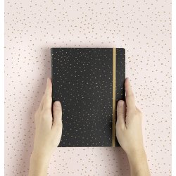 Filofax Notebook A5 Confetti Charcoal