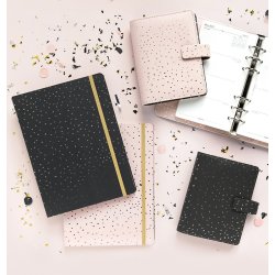 Filofax Notebook A5 Confetti Charcoal