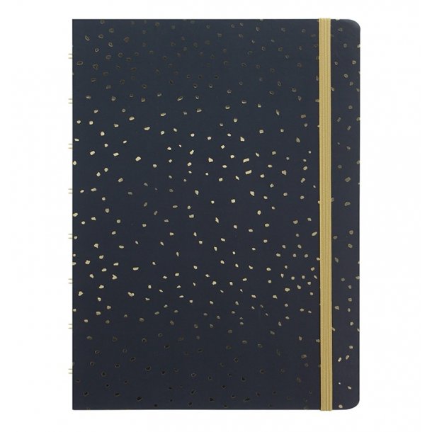 Filofax Notebook A5 Confetti Charcoal