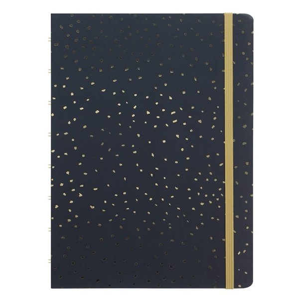 Filofax Notebook A5 Confetti Charcoal