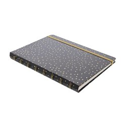 Filofax Notebook A5 Confetti Charcoal