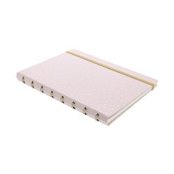 Filofax Notebook A5 Confetti Rose Quartz