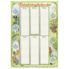Plakatforlaget F�dselsdagskalender lille