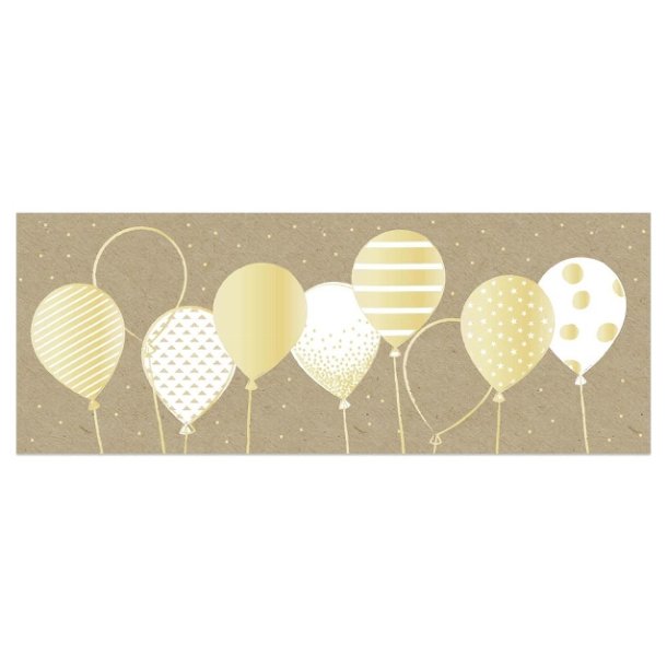 Artebene DIN Dobbeltkort - Balloons
