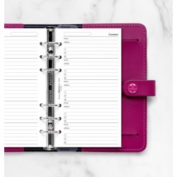 Filofax Refill Personal Telefonregister