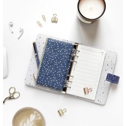Filofax Indigo Pouch med lynls
