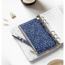 Filofax Indigo Pouch med lynls