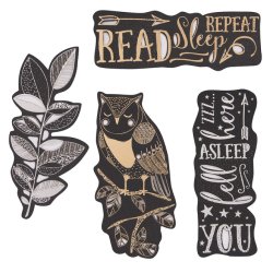 Artebene Bogmrke Karton Cut Out - Leaves