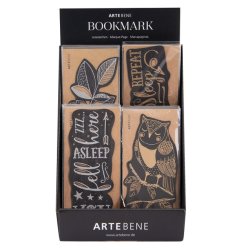 Artebene Bogmrke Karton Cut Out - Leaves
