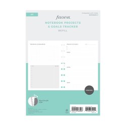 Filofax Notebook Refill A5 Projects &amp; Goals Tracker