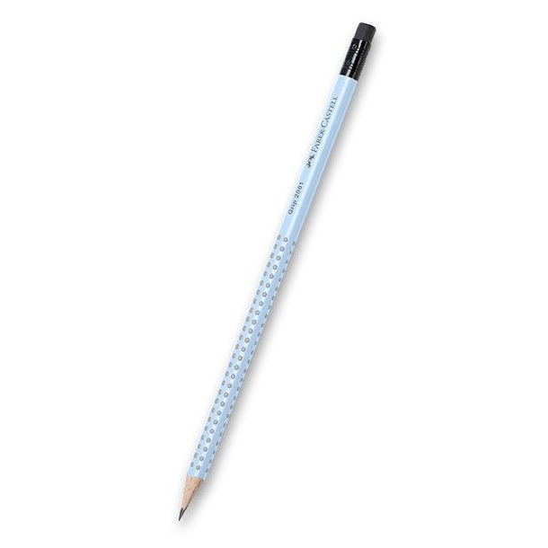 Faber-Castell Grip Blyant med viskelder Sky Blue