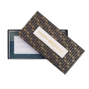 Artebene Gaveske Happy Birthday Sort/Guld