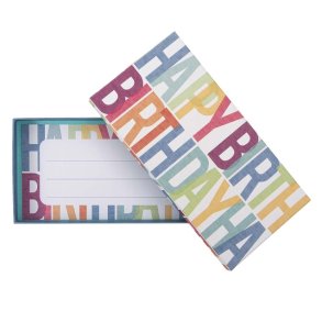 Artebene Gaveske Happy Birthday Bogstaver