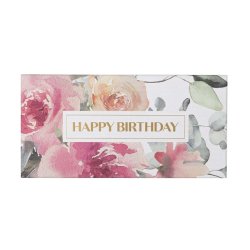 Artebene Gaveske Happy Birthday Blomster