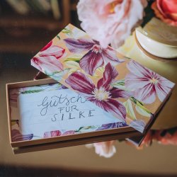 Artebene Gaveske Lilla Blomster