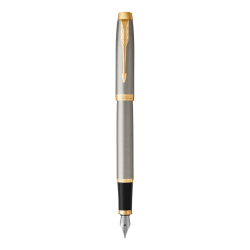 Parker IM Fyldepen Brushed Metal 