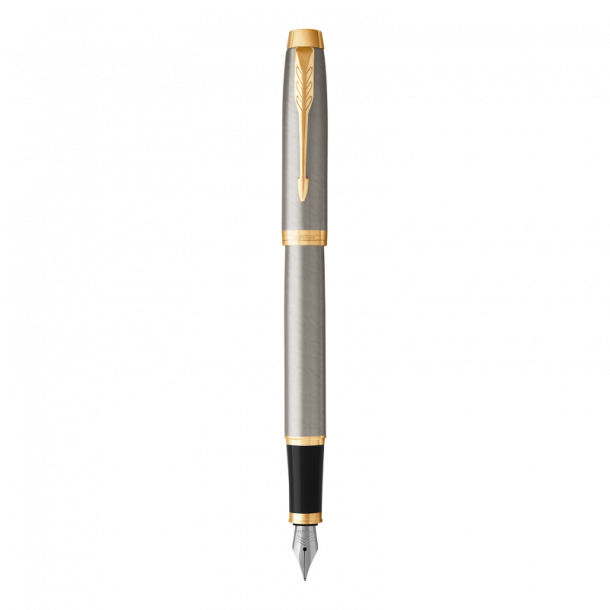 Parker IM Fyldepen Brushed Metal 