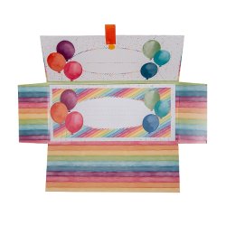 Artebene Gavekuvert - Happy Birthday Balloons