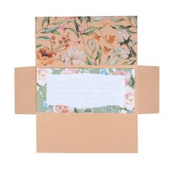 Artebene Gavekuvert - Flowers Beige