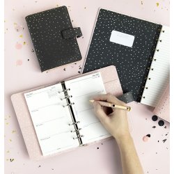 Filofax Confetti Personal Kalenderomslag Charcoal