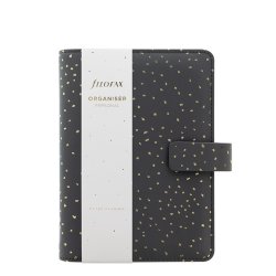 Filofax Confetti Personal Kalenderomslag Charcoal