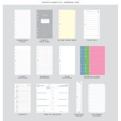 Filofax Confetti Personal Kalenderomslag Rose Quartz