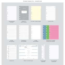 Filofax Confetti Pocket Kalenderomslag Charcoal