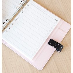 Filofax Confetti A5 Kalenderomslag Rose Quartz
