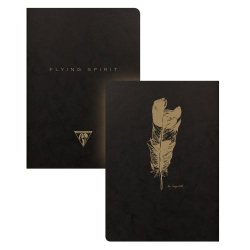 Clairefontaine Flying Spirit A5 Notesbog Syet Sort