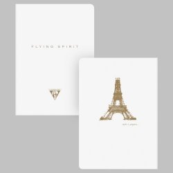 Clairefontaine Flying Spirit A5 Notesbog Syet Hvid