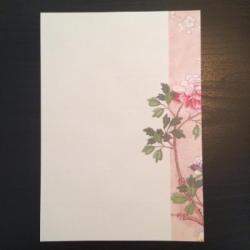 Brevpapir st - Chinese blossom