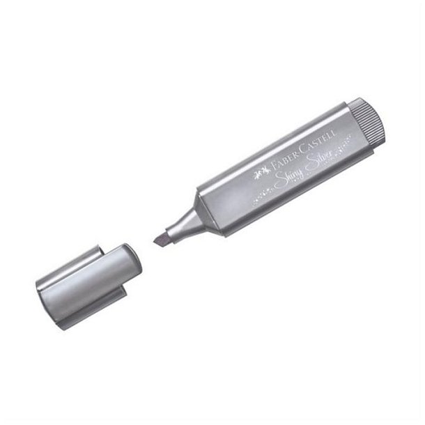 Faber-Castell Textliner 46 - Metallic Shiny Silver