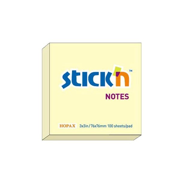 Stick Notes gul 76x76