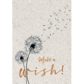 Hartung Dobbeltkort Kobber - Make a wish